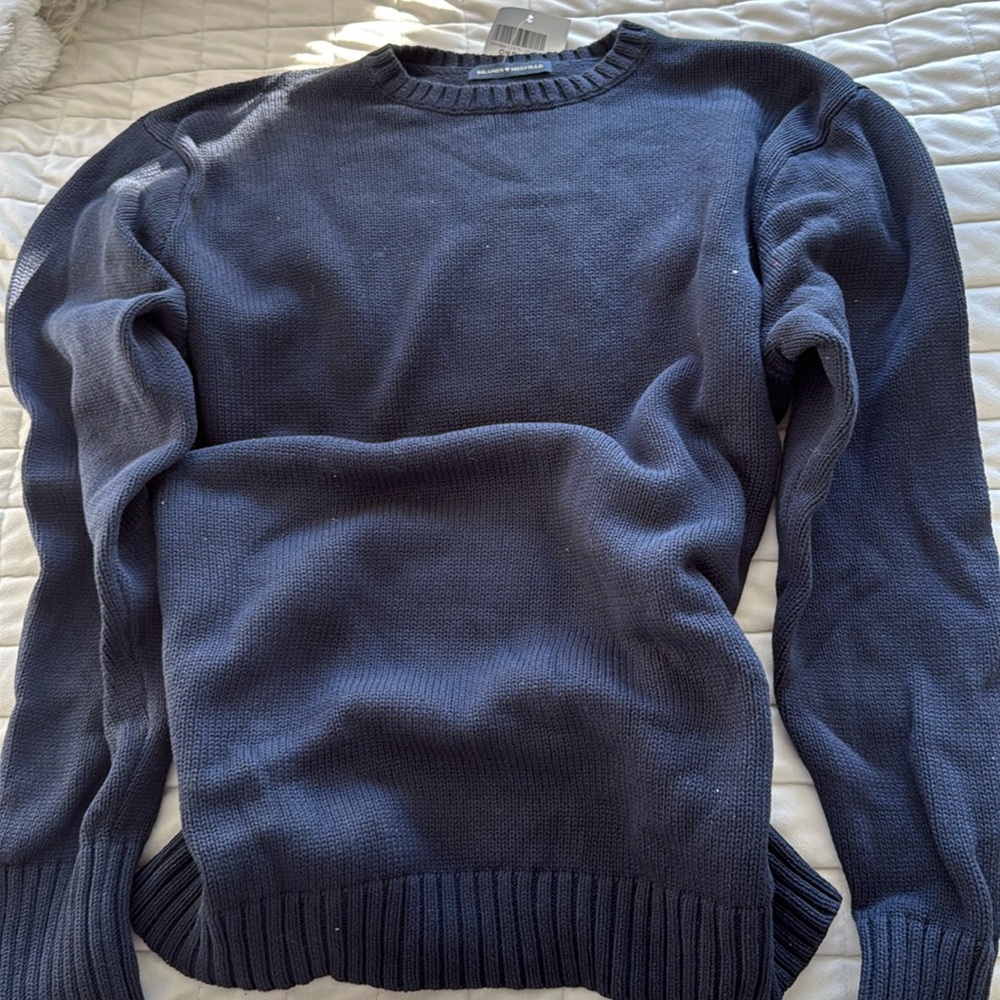 BRIANNA COTTON SWEATER DARK NAVY